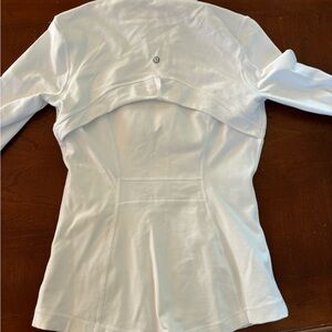 Luluemon jacket size 6 white